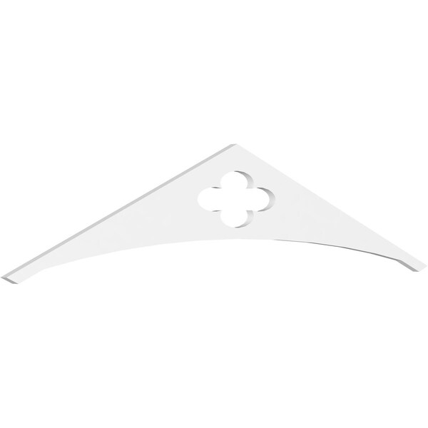 Ekena Millwork Pitch Turner Architectural Grade PVC Gable Pediment, 72"W x 15"H x 1"P (5/12) GPP072X015X100TUR - main